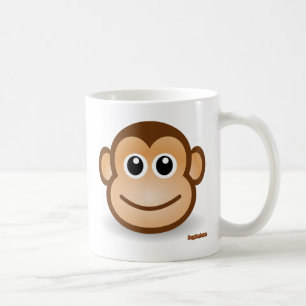 Niedliches Affe-Gesicht Kaffeetasse