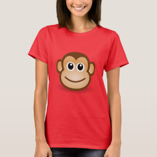 Niedliches Affe-Gesicht T-Shirt