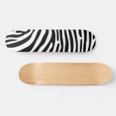 Niedliches afrikanisches Gebirgsmuster Zebra Skateboard (Horizontal)