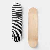 Niedliches afrikanisches Gebirgsmuster Zebra Skateboard (Vorderseite)