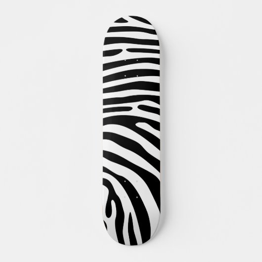 Niedliches afrikanisches Gebirgsmuster Zebra Skateboard (Vorne)