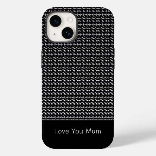 Niedliches afrikanisches Kunstmuster Case-Mate iPhone Hülle (Rückseite)