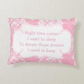 Niedliches Afrikanisches Mädchen Gebet und Gedicht Dekokissen (Rückseite)