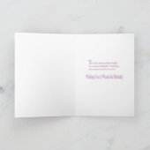 Niedliches Afrikanisches Mädchen Karte (Innenseite)