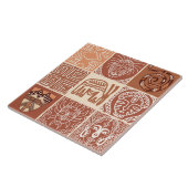 Niedliches afrikanisches Muster Fliese (Seite)