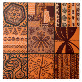 Niedliches afrikanisches Muster Fliese (Vorderseite)