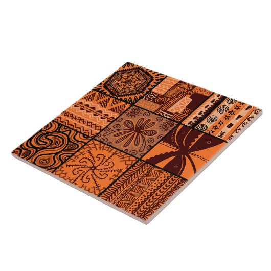 Niedliches afrikanisches Muster Fliese (Seite)