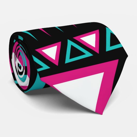 Niedliches afrikanisches Stammes- Muster Krawatte (Gerollt)