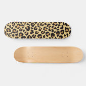 Niedliches afrikanisches Wildlife Leopard Tierbild Skateboard (Horizontal)