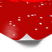 Niedliches afroamerikanisches Weihnachtsfest Poster (Ecke)