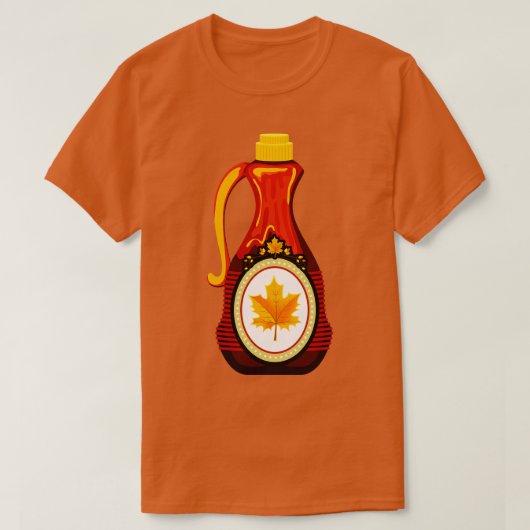 Niedliches Ahornsirup Flasche T-Shirt (Design vorne)