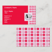 Niedliches Akkordeon Visitenkarte (Vorne/Hinten)