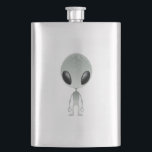 Niedliches alien flachmann<br><div class="desc">Niedliche alien-Flasche</div>