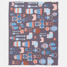 Niedliches alles ABDL Decke | über | Baby-Mustern