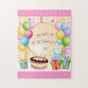 Niedliches alles Gute zum Geburtstag Puzzle