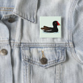Niedliches allgemeines Gallinule Button (Beispiel)