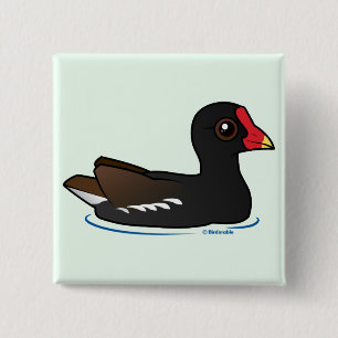 Niedliches allgemeines Gallinule Button