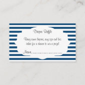 Niedliches Alligator Kinderdusche Windelwanne Begleitkarte (Rückseite)