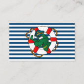 Niedliches Alligator Kinderdusche Windelwanne Begleitkarte (Vorderseite)