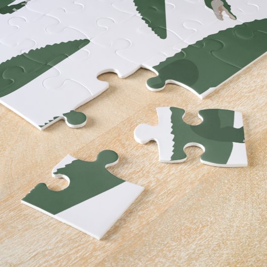 Niedliches Alligator-Krokodil-Muster Puzzle (Seite)