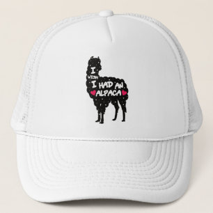 Niedliches Alpaca Lama Truckerkappe
