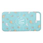 Niedliches Alpaca-Llama-Kakteen-Muster Case-Mate iPhone Hülle (Rückseite (Horizontal))