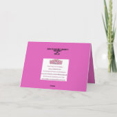 Niedliches Alpaca mit Glitzer Feiertagskarte (Rückseite)