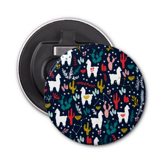 Niedliches Alpaka Flaschenöffner (Vorderseite)