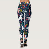 Niedliches Alpaka Leggings (Rückseite)