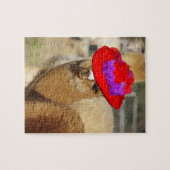 Niedliches Alpaka-Puzzlespiel mit Geschenkboxen Puzzle (Horizontal)