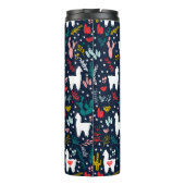 Niedliches Alpaka Thermosbecher (Rückseite)