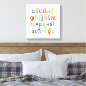 Niedliches Alphabet Leinwanddruck (Insitu (Schlafzimmer))