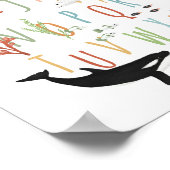 Niedliches Alphabet-Neutrales Kinderzimmer Poster (Ecke)