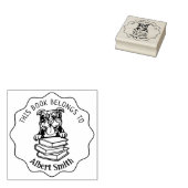 Niedliches American Bully Dog Book Gummistempel (Stempel)