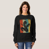 Niedliches Anaconda-Tier Sweatshirt (Vorne ganz)