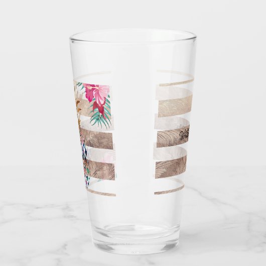 Niedliches Ananapfelgold gestreift Glas (Links)