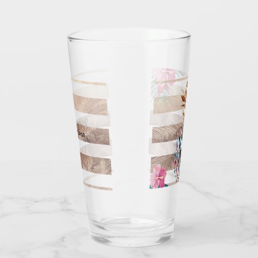 Niedliches Ananapfelgold gestreift Glas (Rechts)