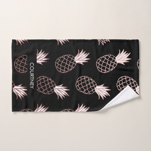 Niedliches Ananas-Muster Badhandtuch Set (Handtuch)