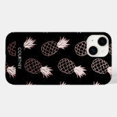 Niedliches Ananas-Muster Case-Mate iPhone Hülle (Rückseite (Horizontal))