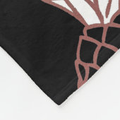 Niedliches Ananas-Muster Fleecedecke (Ecke)