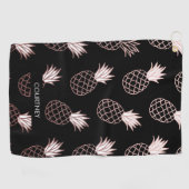Niedliches Ananas-Muster Golfhandtuch (Horizontal)