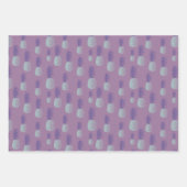 Niedliches Ananas Muster in Hellblau und Lila Geschenkpapier Set (Vorderseite 3)