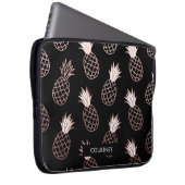 Niedliches Ananas-Muster Laptopschutzhülle (Vorne Rechts)