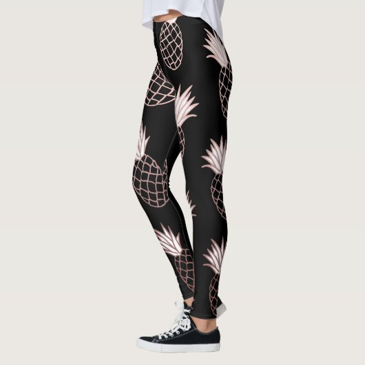 Niedliches Ananas-Muster Leggings (Links)