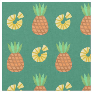 Niedliches Ananas-Muster Stoff
