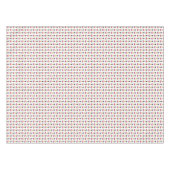 Niedliches Ananas-u. Wassermelone-Gekritzel-Muster Tischdecke (Vorderseite (Horizontal))