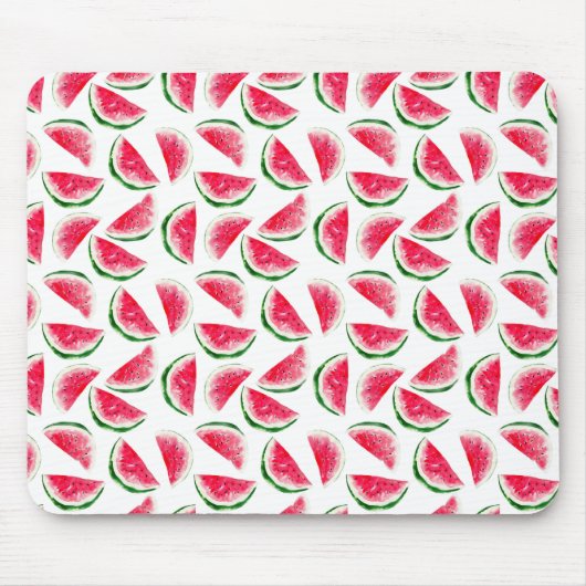 Niedliches Ananas-u. Wassermelone-Muster Mousepad (Vorne)