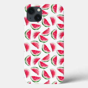 Niedliches Ananas- und Wassermelonmuster iPhone 13 Hülle
