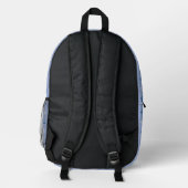 Niedliches Anchor-Muster Bedruckter Rucksack (Rückseite)