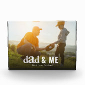 Niedliches Angebot für Familien Einfache Vater Bas Fotoblock (Vorderseite)